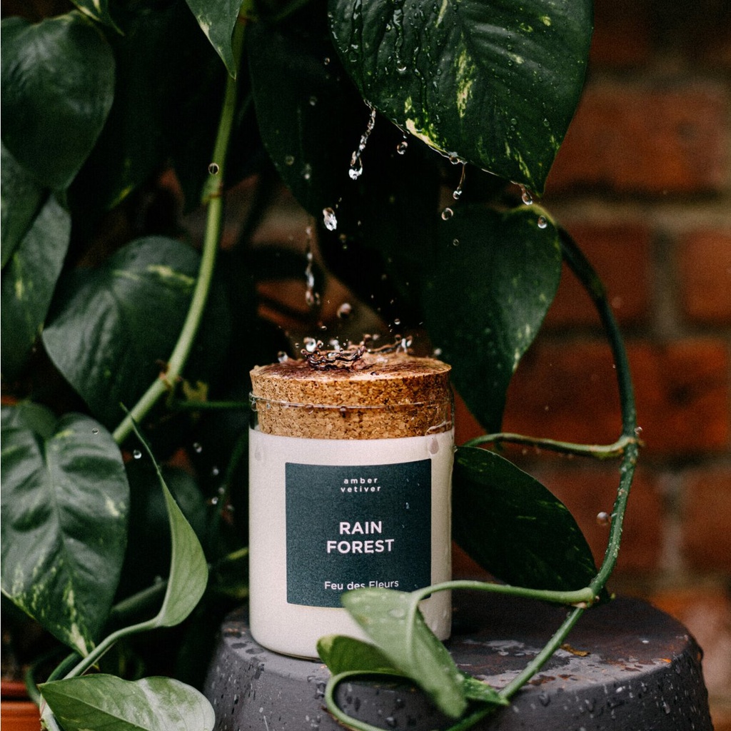Geurkaars Musk & patchouli- Rain Forest