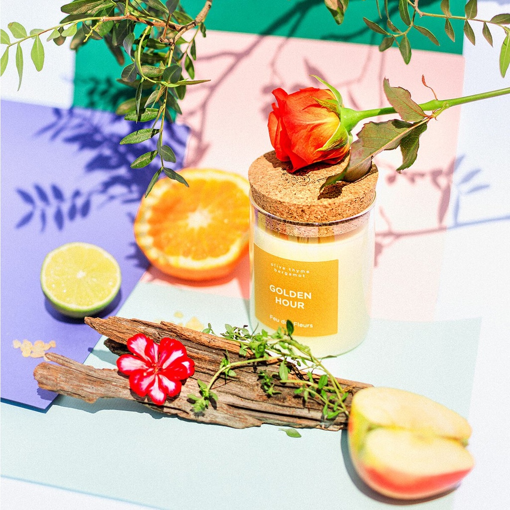 Geurkaars Sandelhout & bergamot