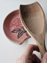 W15 lepelhouder roos