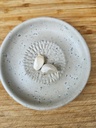 Lookrasp beige gespikkeld