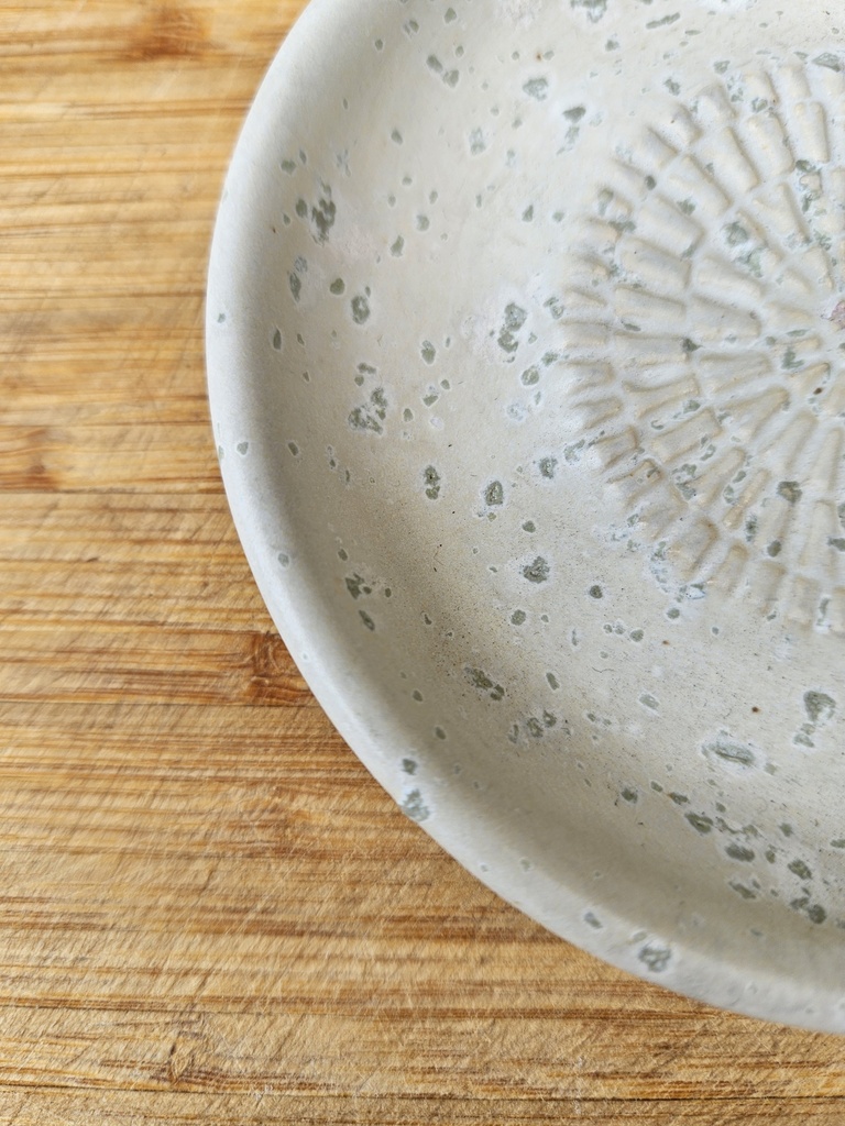 Lookrasp beige gespikkeld