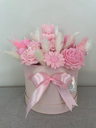 Kaarsboeket roze