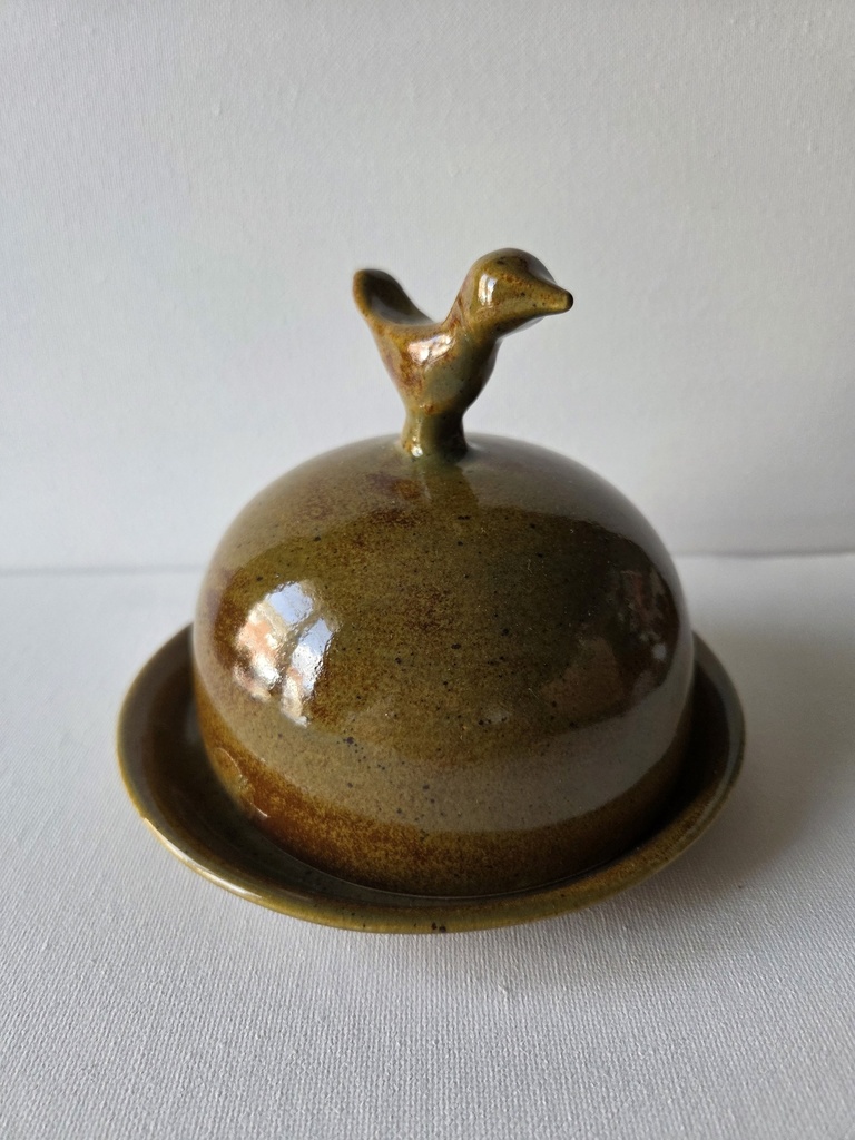 W56 Olijfgroene botervloot vogel