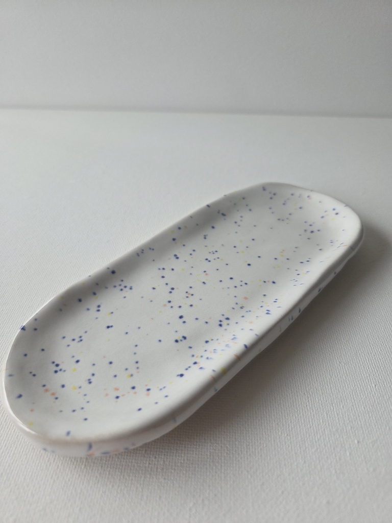 Brillenschaal witte spikkel