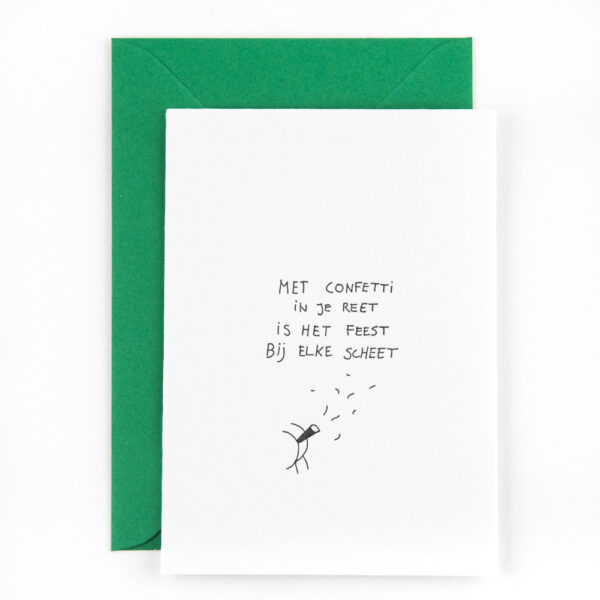 Confetti in je reet
