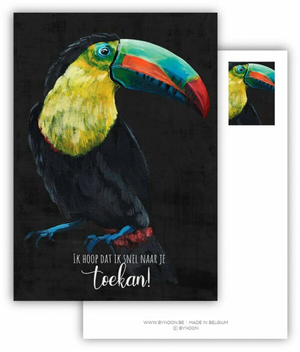 Wenskaart Ik hoop dat ik snel naar je toekan