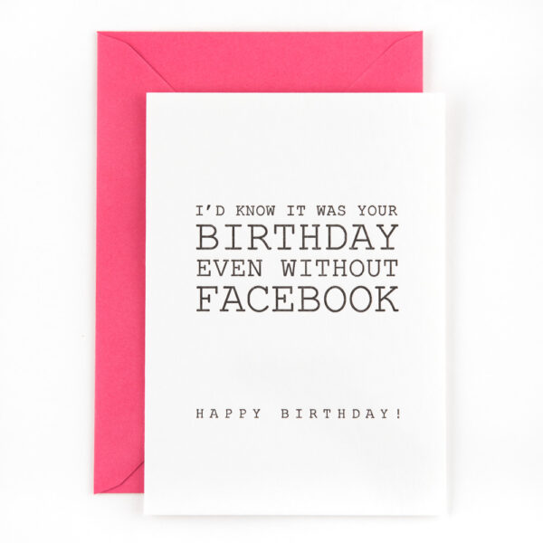 Facebook birthday