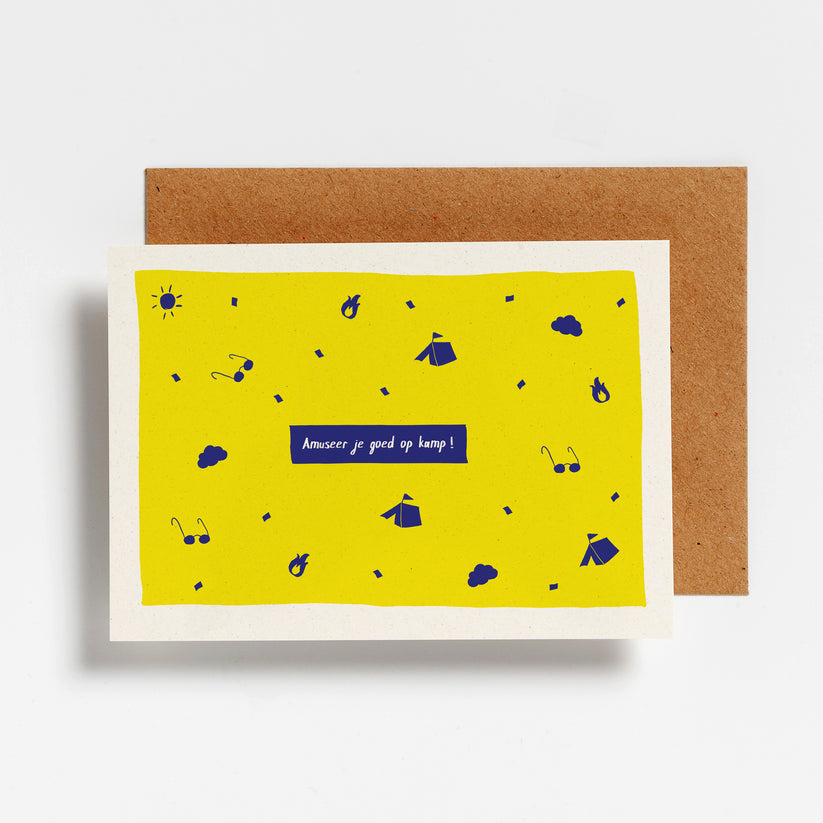 Amuseer je goed op kamp