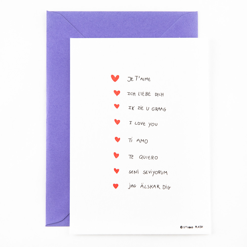 Love in different languages