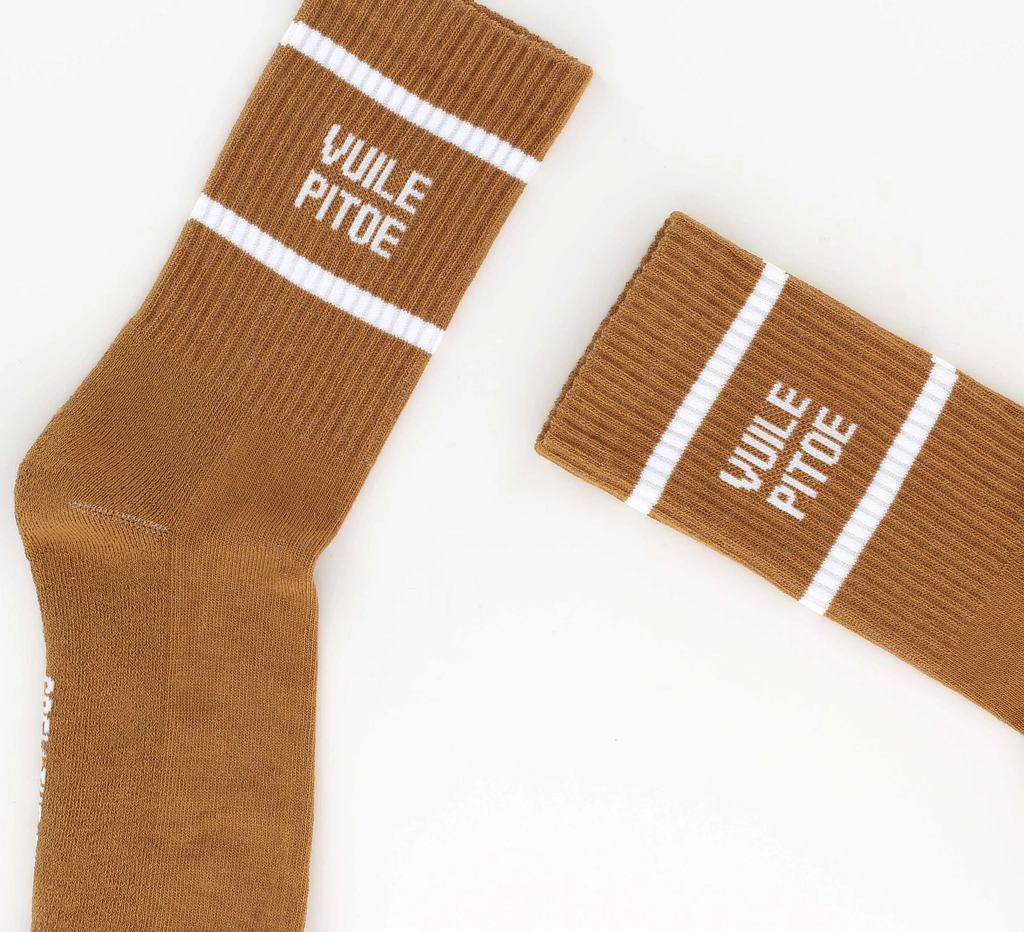 Sokken Vuile Pitoe (camel)