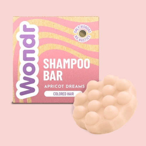 Wondr Apricot Dreams shampoo bar - voor gekleurd haar 
