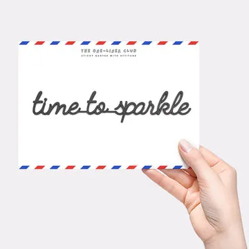 Time to sparkle