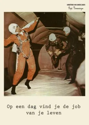 Kaartje - Job van je leven (wit)