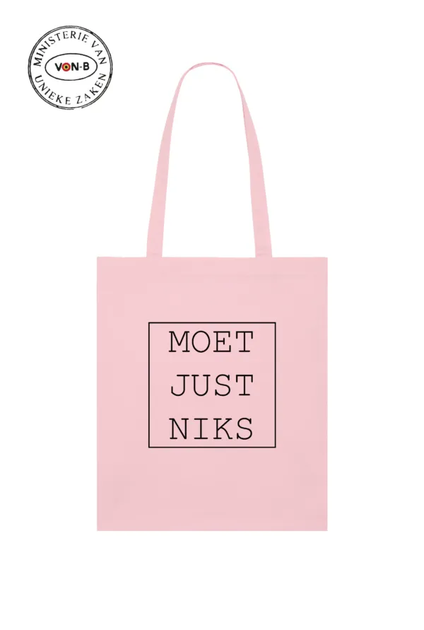 Tote bag - Cotton Pink - Moet Just Niks