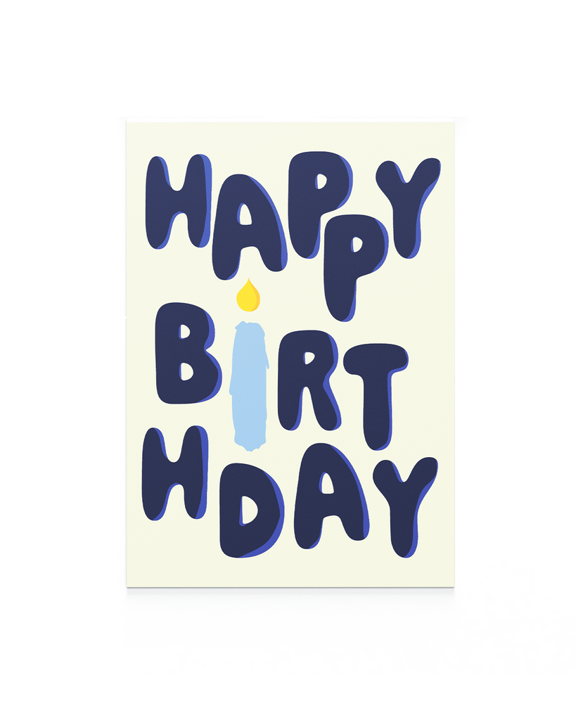 Happy birthday kaars