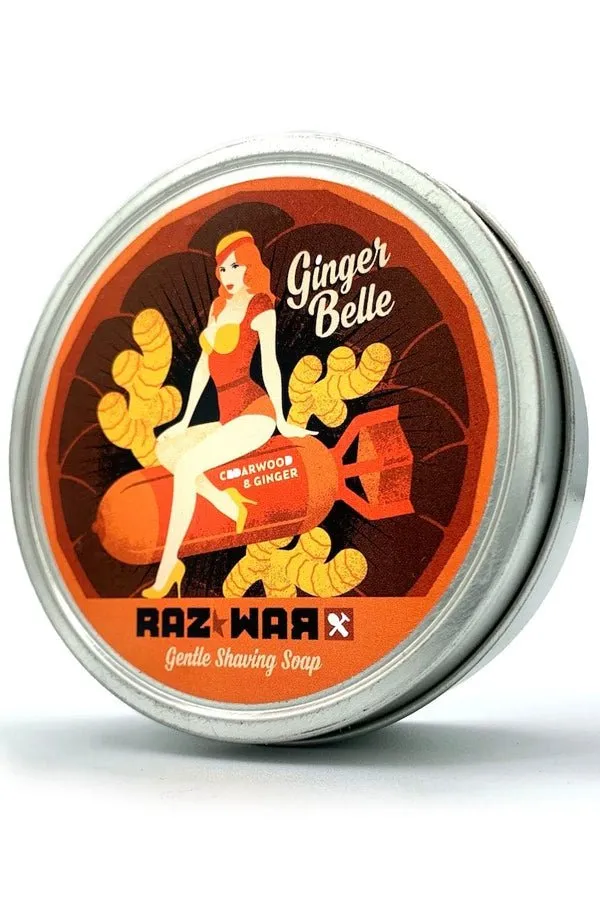 Biologische scheerzeep: Ginger Belle
