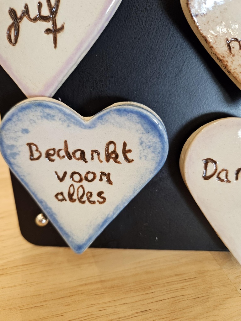 Magneet bedankt voor alles