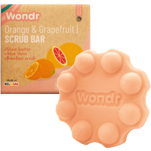 Orange & Grapefruit Scrub Bar - normale huid