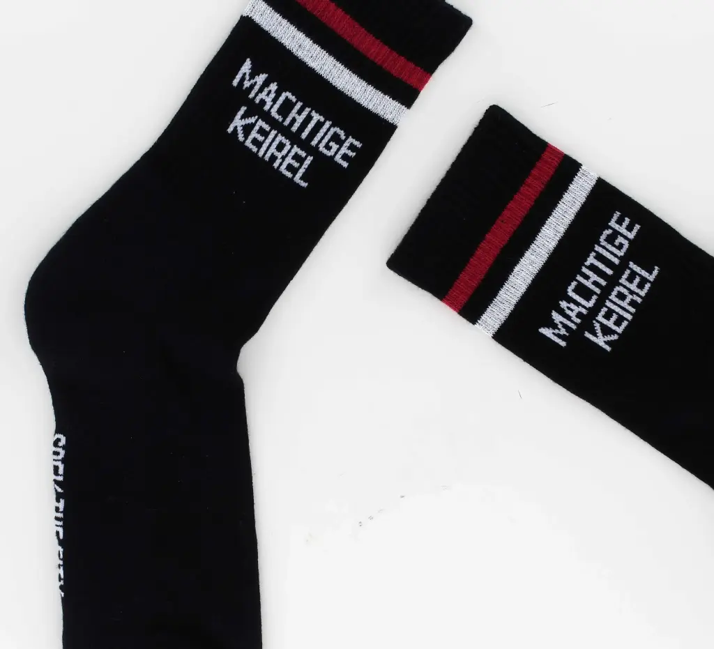 Sokken Machtige keirel retro (zwart)