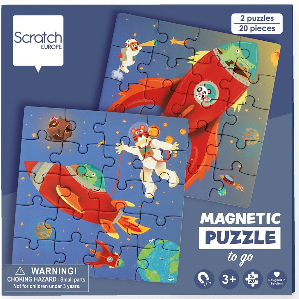 Magnetisch puzzelboek ruimte