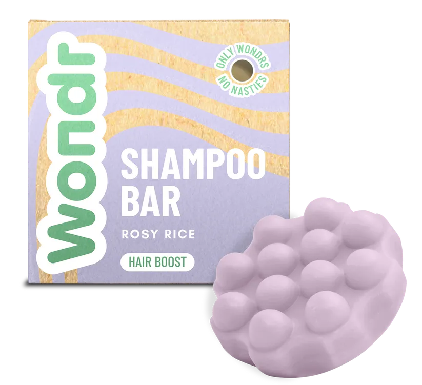 Rosy Rice shampoo bar - voor meer haargroei en volume