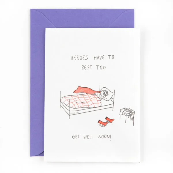 Heroes have to rest too