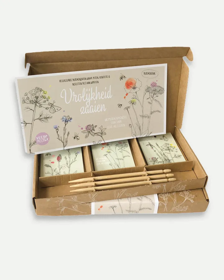 Cadeaudoosje Vrolijkheid zaaien