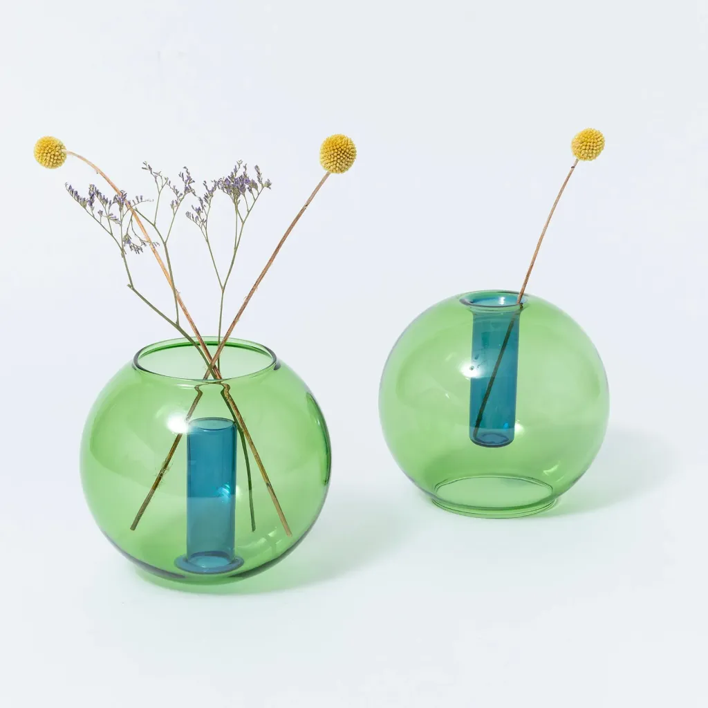 Bubble Vase - M - Blue