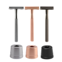 Safety razor scheermes + houder