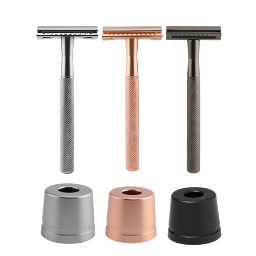 Safety razor scheermes + houder 