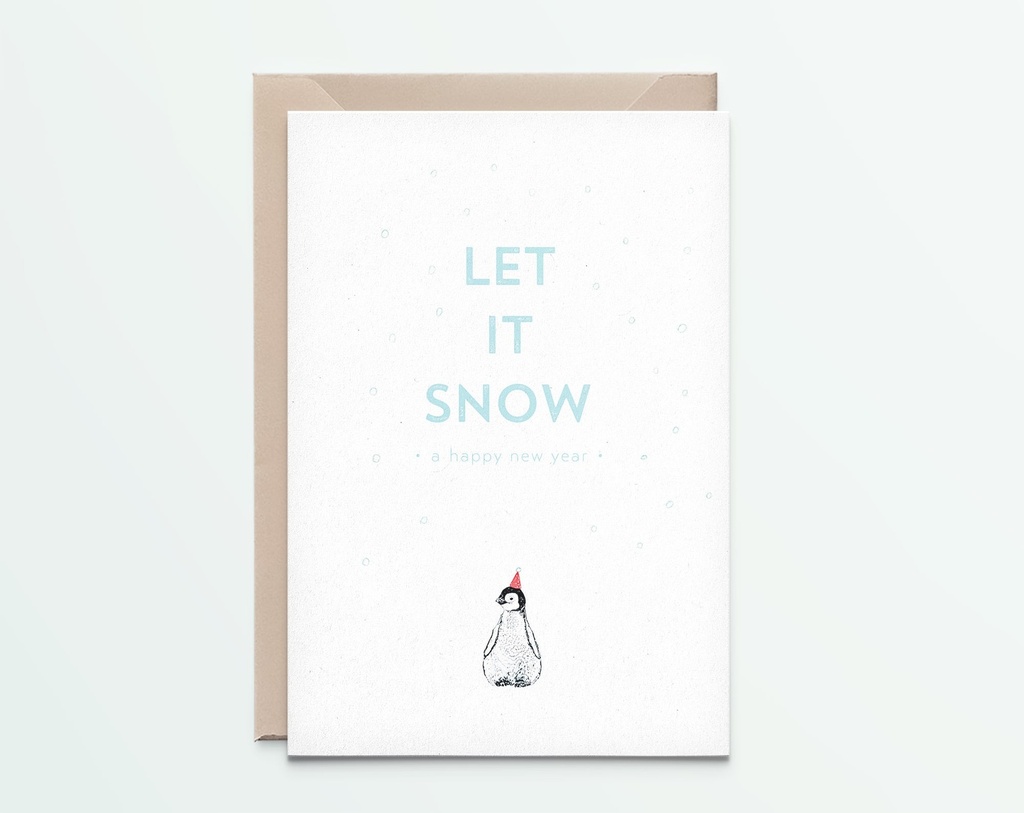 Let it snow Pinguin 
