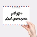 Zot zijn doet geen zeer