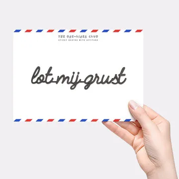 Lot mij grust