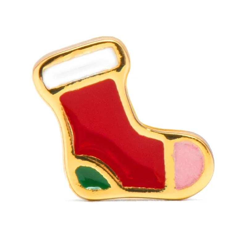 Christmas Sock 1 Pcs / Gold plated