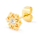 Flake Earring 1 Pcs / Gold Plated