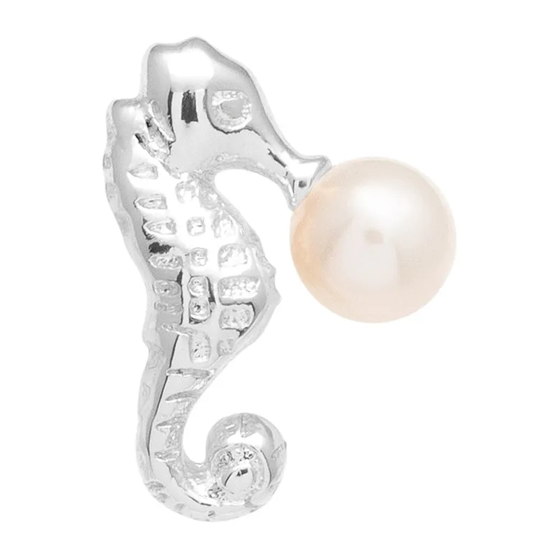 Bubblegum earring 1 pcs / Silver Plated