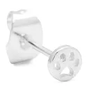 Dog Earring 1 pcs / Silver
