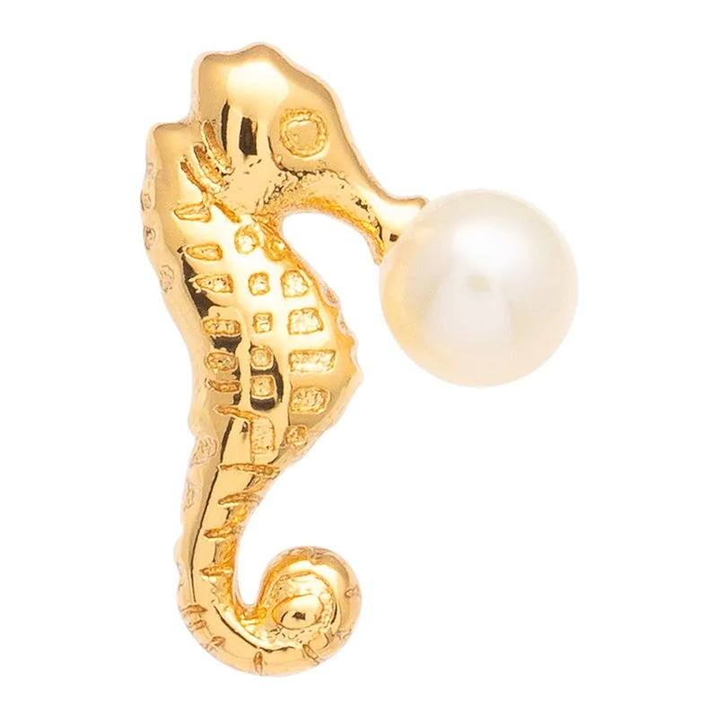 Bubblegum earring 1 pcs / Gold Plated