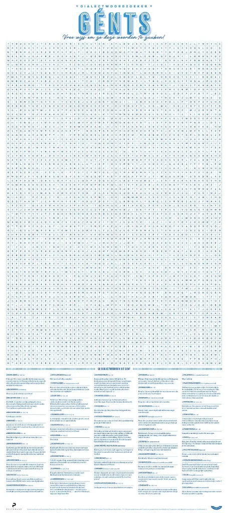 Dialectposter Gents