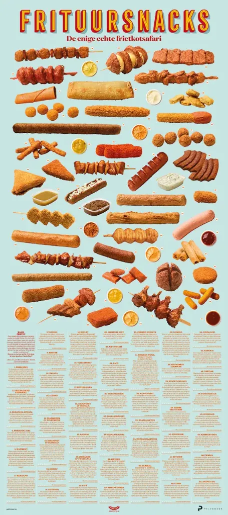 Frituursnacks in het wild