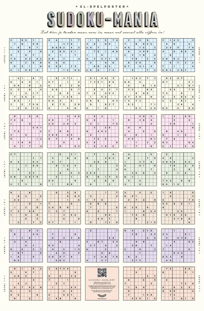 Sudoku-Mania XL Spelposter