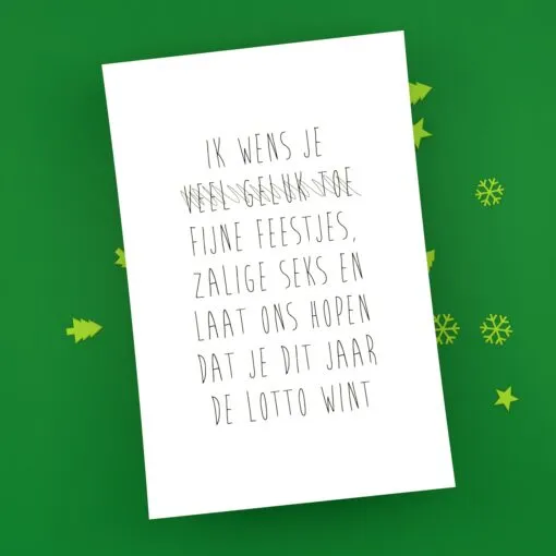 Ik wens je fijne feestjes