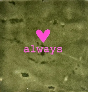always (hartje) olijf/roze