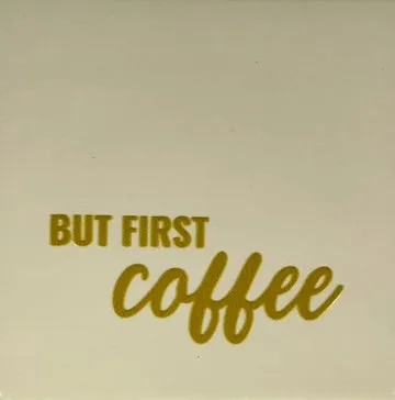 but first coffee creme/goud