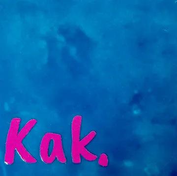 kak donkerblauw/knalroze
