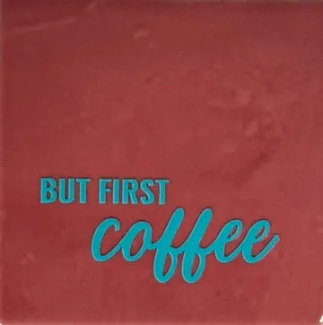 but first coffee roze/munt