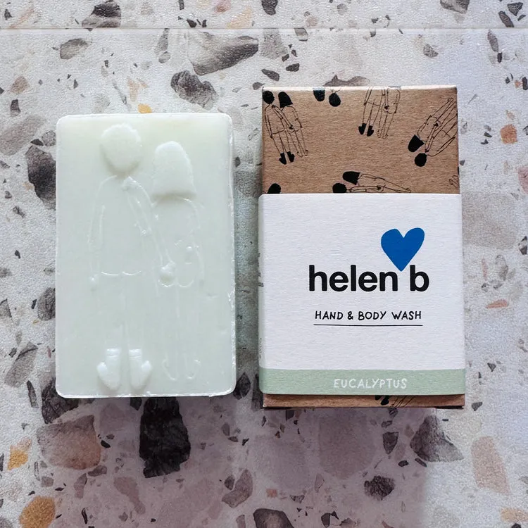 Zeepje naked couple back - Eucalyptus