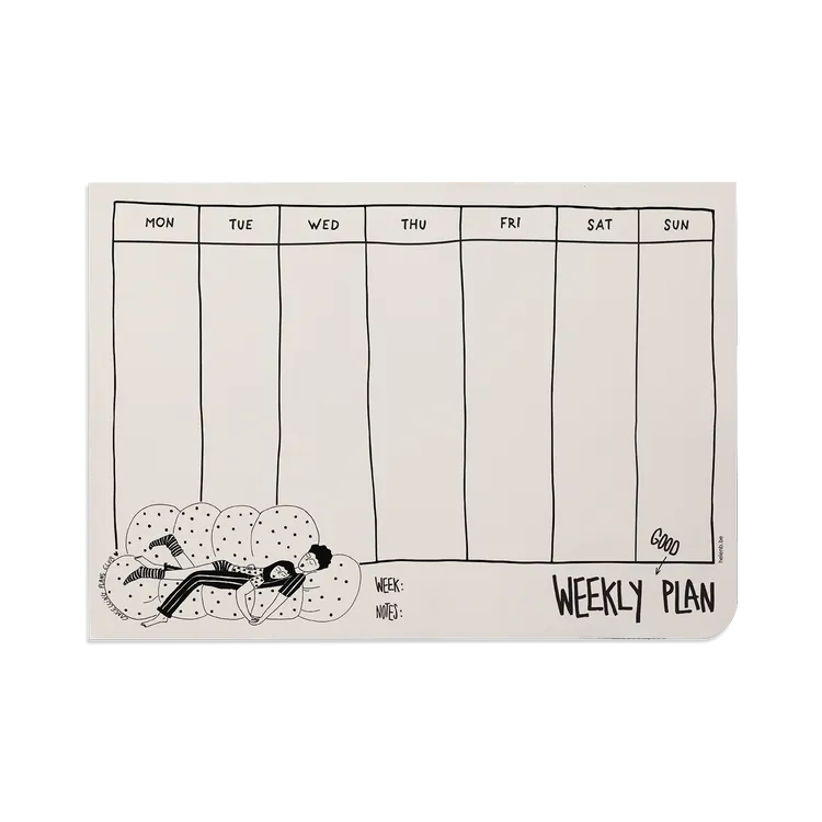 Weekplanner cancelling plans club