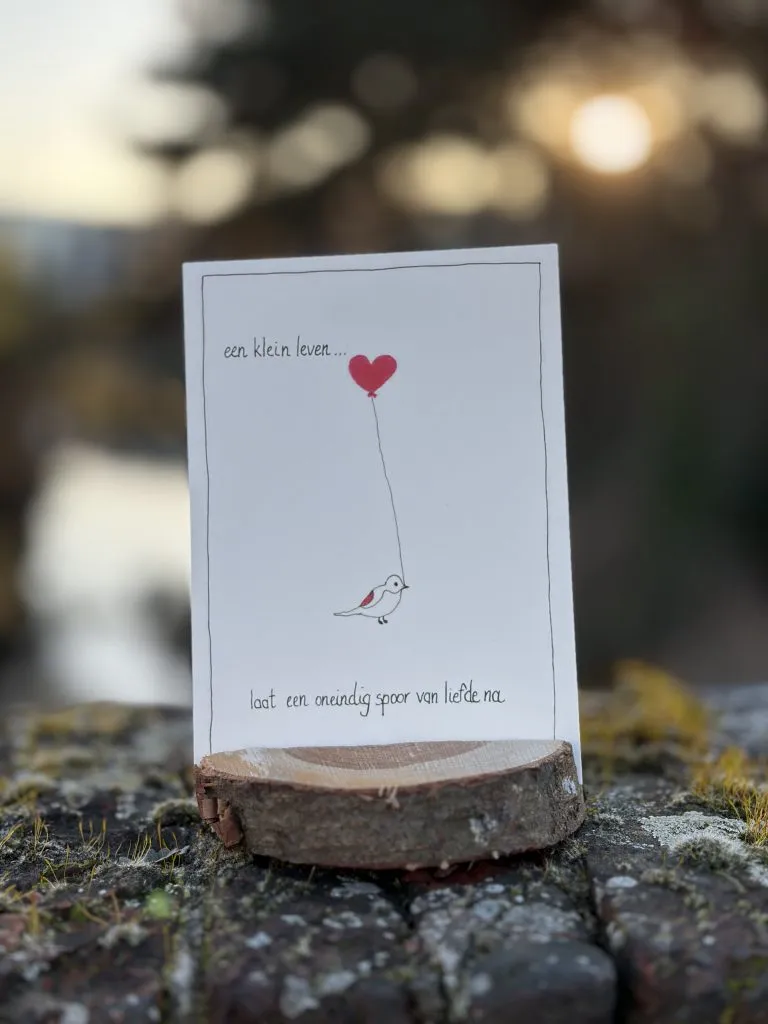 Een klein leven laat een oneindig spoor van liefde na