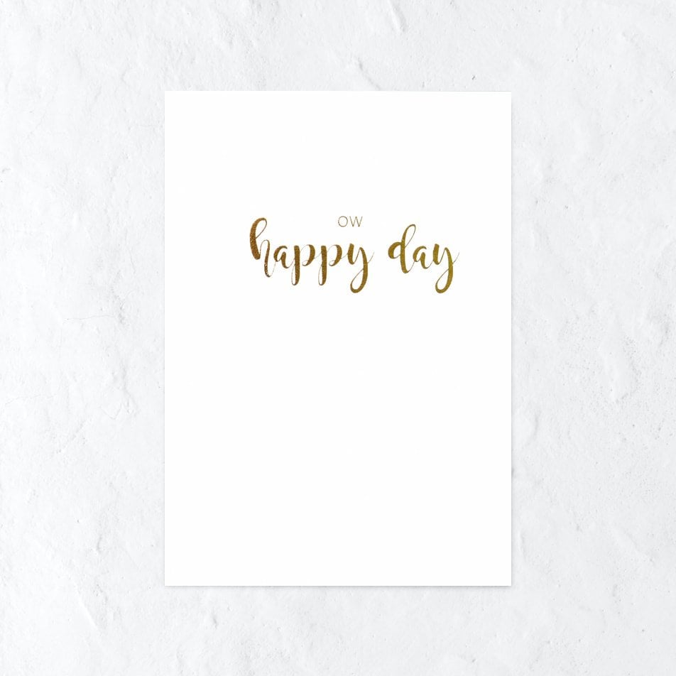 Ow happy day